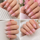 Soft Gel Nail Tips Extra Long Clear Full Cover Nail Extensions 12 Sizes 600pcs