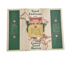 Travel Indiana With Conoco Travel Bureau 1930 s National Parks Road Map