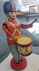 J Chein Drumming Soldier Antique Tin Litho  Wind Up Toy