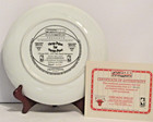 Chicago Bulls 1993 Sports Impressions Plate  3 Point For 3 Peat Gold Edition