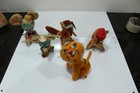 Vintage Dakin Stuffed Plush Animals Lot Of 5 Dream Pets Tiger Beaver Squirrel  