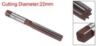 22mm Hand Reamer Alloy Tool Steel H8 8 Straight Flutes Milling Cutter Tool