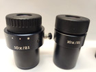 Lot Of 3 Wild Heerbrugg  leica   2  10x 21  Microscope Eyepieces  1  20x 13