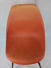 Vintage Mid Century Modern Orange Plastic Chair - Retro Mcm Desk
