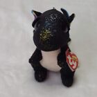 Ty Beanie Boos 6  Anora The Dragon Plush Stuffed Animal Ty Heart Tags Rainbow