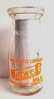 Vintage Milk Bottle Midwest Dairy Half Pint Tomorrow s Health Vg Condition