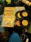 Old Walt Disney Records And 1960s Record Player