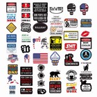 100 Funny Hard Hat Stickers Waterproof Blue Collar Decals Pack Tool Box Helmet