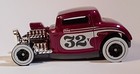 Hot Wheels  32 Ford Coupe Dark Red   White New Out Of 2025 Retro Racers 5 Pack