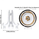 25-200 Pcs 3 Inch Clear Mini Easel Stand Plastic Plate Holder Display Picture