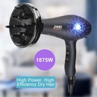Jinri 1875w Professional Tourmaline Hair Dryer negative Ionic -free Shipping