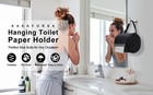 Hanging Toilet Paper Holder Waterproof Tissue Holder Cat Proof Roll Paper