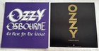 2 Ozzy Osbourne Promo Album Flats Posters - No Rest For The Wicked   Ozzmosis