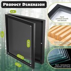 1 Pack T Shirt Display Frame  13  X 13  Black Imitation Wood T Shirt Frame 