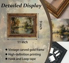 Framed Vintage Classical Swan Canvas Wall Art White Swan Painting Picture Wal   