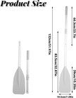 Aluminium Alloy Boat Oars  Grey Boat Paddles  High Toughness Light Weight 2pcs