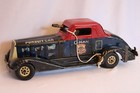 Vintage 1930 s Marx Tin Wind-up G-man Gangster Persuit Car-w key Works Video