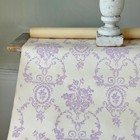 1 Yard Vintage French Wallpaper Du Lancy Sourire De Trianon Purple Toile Roses 