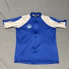 Mens Cycling Bike Jerseys Large Lot Of 3 Short Sleeve Back Pockets Zip Front