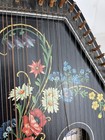Vntg Jubeltone Konzert Salon Harfe Qurlitatsmarke Zither Lap Harp Music Germany