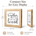Wooden Signs For Home Decor  And So Together They Built A Life They Home 14