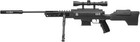  22 Caliber Pellet Gun Air Rifle Break Barrel Black Ops Sniper Scope Bipod Comb 