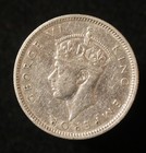 Southern Rhodesia 1939 6 Pence - Silver - George Vi