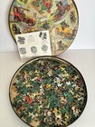 Vintage 1965 Springbok Circular Jigsaw Puzzle The Veteran Motor Car 1885-1904