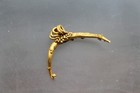 Ancient Roman 1 2nd Century Ad Gold Pendant Amulet