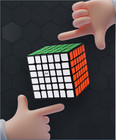 New 6x6 Qiyi Qifan W Ultra Fast Speed Cube Magic Twist Puzzle Brain Teaser Black