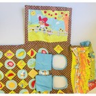 Infantino Shop   Play 3 In 1 Shopping Cart high Chair Cover Farm Friends Playmat