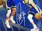 Sale  Stephen Curry Auto 16x20 Photo Warriors Alltime Leading Scorer Collage Jsa