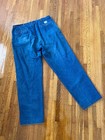 Vintage 90s Polo Ralph Lauren Country Usa Made Pleated Blue Jeans - Men s 38x32