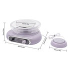 Mini Pottery Wheel Electric Ceramic Wheel Machine 0-200rpm Speed Clay Making Diy