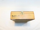 Vintage H Upmann Monarch Tubes Wooden Cigar Box Decor