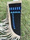 Indian Beaded Knife Cover Native American Sioux Handmade Leather Knife Sheath