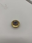 Vintage Kirks Folly Gold-tone Rhinestone Trinket  Ring   Pill Box W Rhinestones