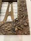 Rare Antique French Art Nouveau Bronze Frame Flower Butterfly Insects C1880
