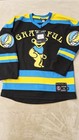 The Grateful Dead Dancing Bear Hockey Jersey  65 Black Sz Small