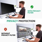27 Inch Computer Privacy Screen Filter Shield Antiglare Widescreen 169 Monitor