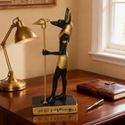 Egyptian Anubis Resin Statue Home Decor Figurine For Living Room   Bedroom