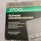 Vintage Phone Mate Phonemate 3700 Telephone Answering Machine