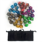42pcs Polyhedral Dice Set For Dungeons   Dragons Dnd Rpg Mtg Game Toy Bag Us