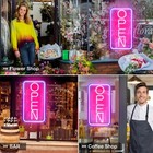 Led Neon Open Signs For Business 16 5 x 9  Light Up Open Signs Advertisement Boa