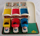 Fisher Price Vintage Little People Dump Trucker Play Set  979 Complete - Fpb014