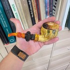 S yanik Meerschaum Pipe Calabash Smoking Pipe Handmade Gourd Tobacco Pipe