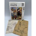 Mccall s 9389 Teddy Bear Sewing Pattern 13 Inch Plush 90s Folk Art Plush Vintage