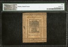 1776 Delaware American Revolution Rare Colonial Currency Bank Note De-74  Pmg 50