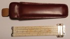 Vintage Pickett Model N600-t Log  Speed Rule 6  Slide Rule With Leather Case