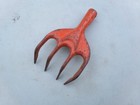 4 Tine Prong Garden Rake Claw Head Vintage
